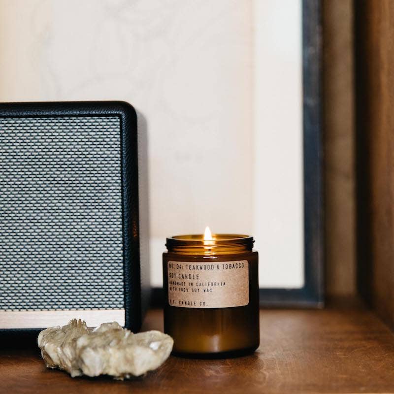 Teakwood & Tabacco - 7.2 oz standard soy candle - Station Retail