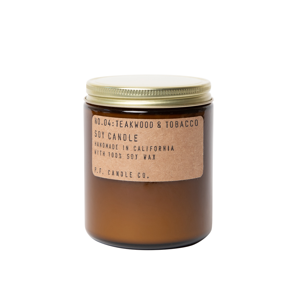 Teakwood & Tabacco - 7.2 oz standard soy candle - Station Retail